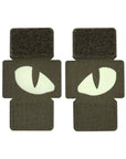Patch Tigeraugen Laserschnitt (Paar)
