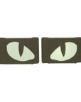 Patch Tigeraugen Laserschnitt (Paar)