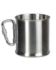 BECHER MIT KARABINER AUS EDELSTAHL