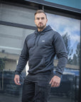 Jacke Hoodie Baumwolle Raglan