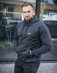 Jacke Hoodie Baumwolle Raglan