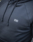 Jacke Hoodie Baumwolle Raglan