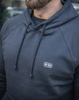 Jacke Hoodie Baumwolle Raglan