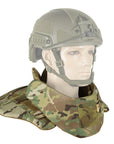 Gorget for ballistic panel inserts for Cuirass QRS