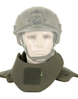 Gorget for ballistic panel inserts for Cuirass QRS