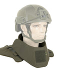 Gorget for ballistic panel inserts for Cuirass QRS