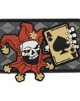 Patch Joker Skull 3D PVC