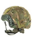 Helmet Cover With Shroud Cutout