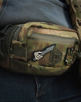 Aufnäher Skeleton Knife PVC