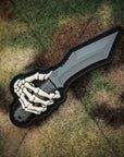 Aufnäher Skeleton Knife PVC