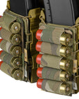 Schrotpatronen-Magazintasche Klettverschluss für 12er Schrot