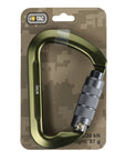 Karabiner 10cm mit Bauchklemme Keylock