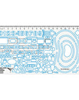 Ecopybook Tactical Scout's Ruler NATO/UA (Blue Border)