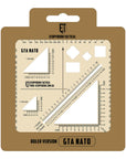 Ecopybook Taktisches Lineal GTA NATO (Blauer Rand)
