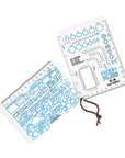 Ecopybook Tactical set of rulers TS+M NATO (Blue Border)