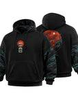 Hoodie Two Samurai Oversize Cotton Hard