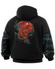 Hoodie Two Samurai Oversize Cotton Hard