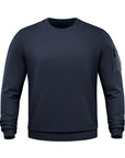 Nylon Pocket Cotton Hard Sweatshirt