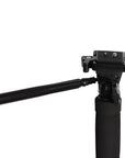 Falcon Eyes Einbeinstativ + 3 Wege Kopf MP-3 4 Abschnitte 178 cm