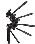 Falcon Eyes Einbeinstativ + 3 Wege Kopf MP-3 4 Abschnitte 178 cm