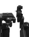 Falcon Eyes Einbeinstativ + 3 Wege Kopf MP-3 4 Abschnitte 178 cm