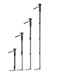 Falcon Eyes Einbeinstativ + 3 Wege Kopf MP-3 4 Abschnitte 178 cm