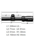 Vortex Crossfire II 1-4x24 AR Richtkijker, V-Brite Dradenkruis (MOA)