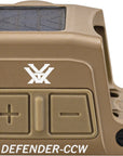 Vortex Enclosed Solar Mico Red Dot Defender-CCW 3 MOA Tan