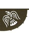 Aufnaher Raben Laser Cut