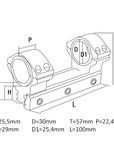 Konus Universal Mount for 30-25.4 mm