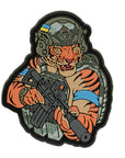 Patch Tiger Blue tape PVC