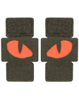 Patch Tigeraugen Laserschnitt (Paar)