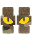 Patch Tigeraugen Laserschnitt (Paar)