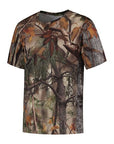 Stealth Gear T-shirt Short Sleeve Camo Forest Print Size XL