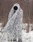 Buteo Photo Gear 3D leafs Camouflage Net Snow 1,5x3 m