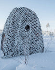 Buteo Photo Gear 3D Blätter Tarnetz Schnee 2,4x3 m