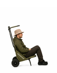 Buteo Photo Gear Transport Trolley Forest Green with Sun Roof