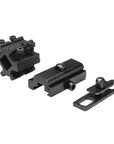 NC Star Bipod - Compact Notched, Precision Grade, 3 Adapters