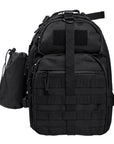NC Star VISM Sling Backpack met fleshouder - Zwart