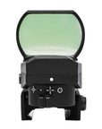 NC Star RD Reflex Sight 1x24, 4 Reticles, 3 MOA Red Dot, Weaver, Alu, Black