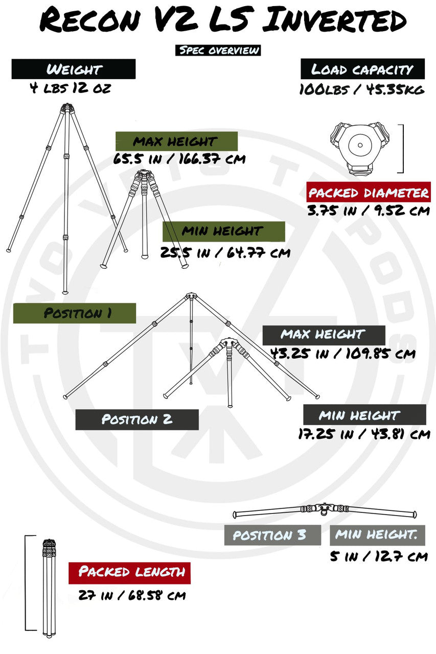 Tripod Two Vets Recon V2 LS1