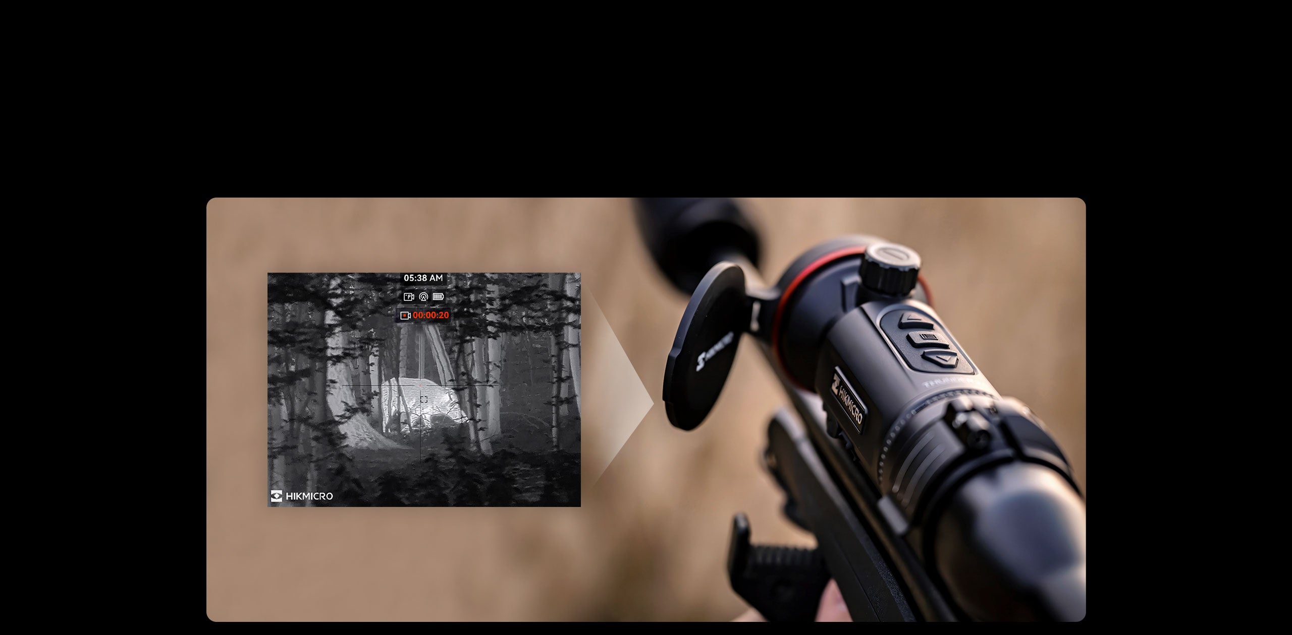 HikMicro Thunder 3.0 Clip-On TQ50C Thermal Imaging Scope