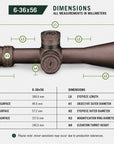 Vortex Richtkijker Razor HD GEN III 6-36x56 FFP, VMR-5 MOA