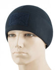 Fleece Tactical Watch Cap Beanie With Patch Panel (270g/m2)