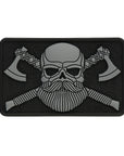 Bearded skull 3d pvc