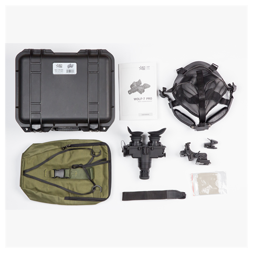 AGM Wolf-7 Pro Binocular Night Vision Goggle Kit Gen2 White Phosphor