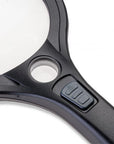 Carson Steel Loupe Aspheric 2x110mm AS-95 with LED