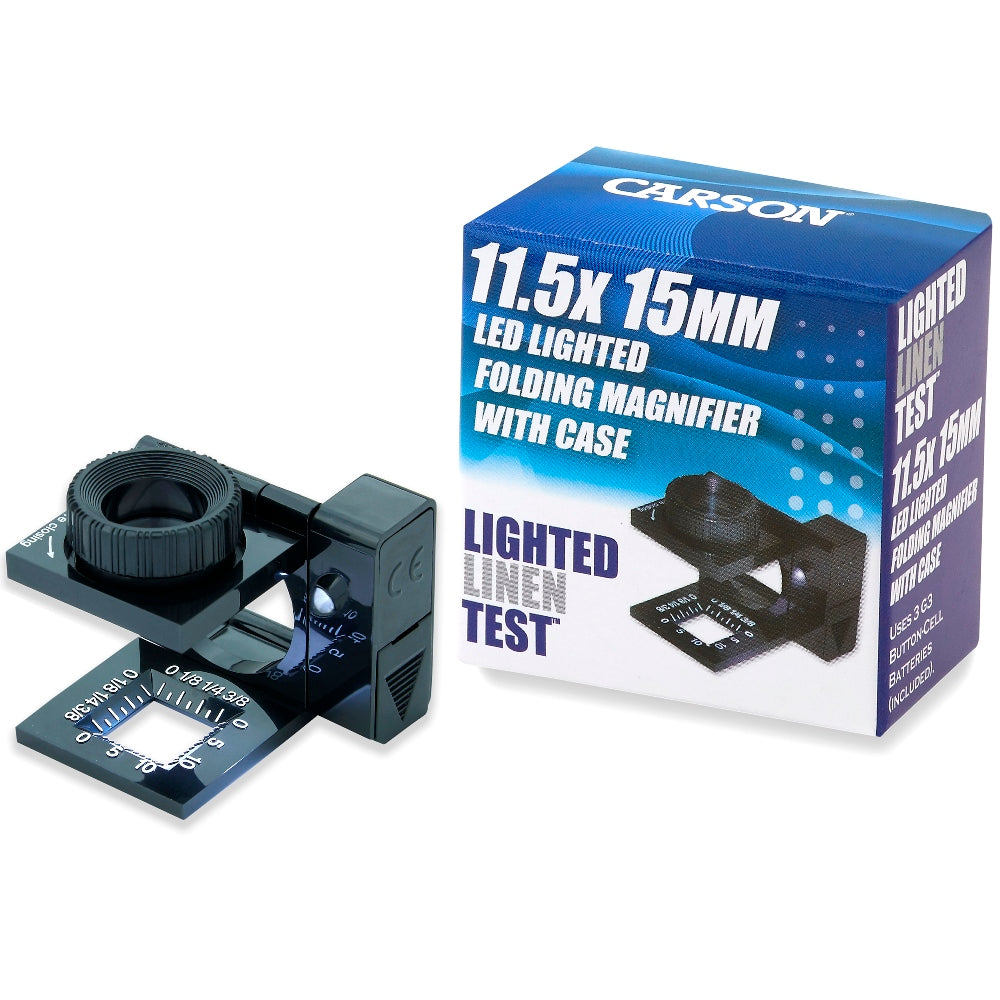 Carson Dradenteller Opvouwbaar met LED 11,5x15mm