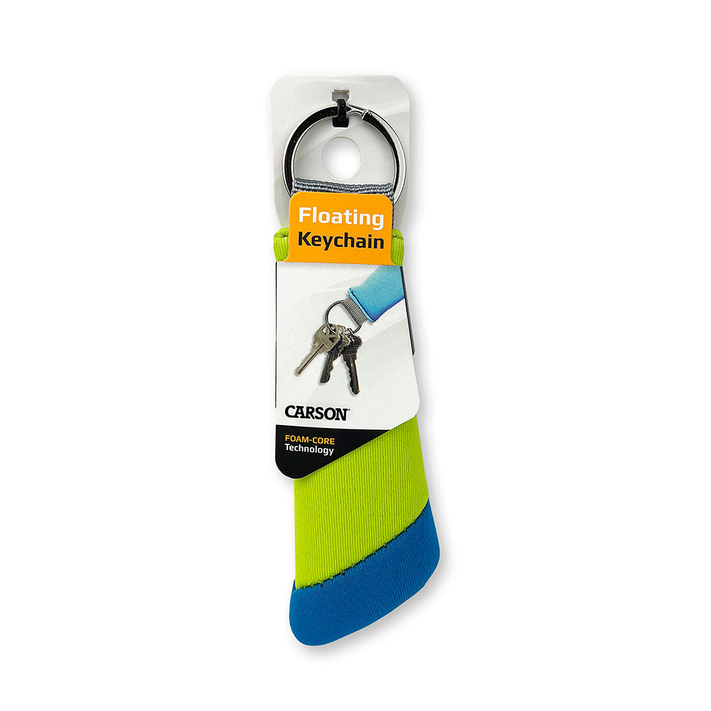 Carson Drijvende Sleutelhanger voor 3 sleutels - Groen/Blauw