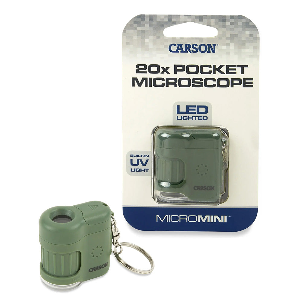 Carson Pocket Microscope MicroMini 20x Green